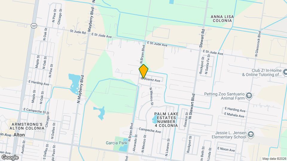 1718 E Juarez Ave Mapa y Detalles de la Ubicación