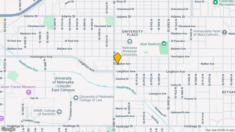 4821 Walker Ave Mapa y Detalles de la Ubicación