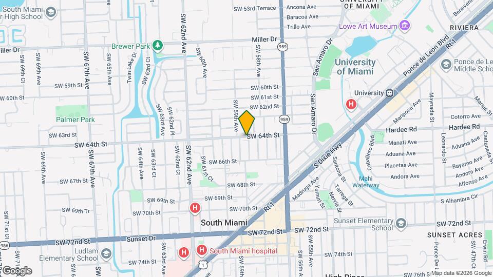 6400 SW 58th Pl Map and Location Details