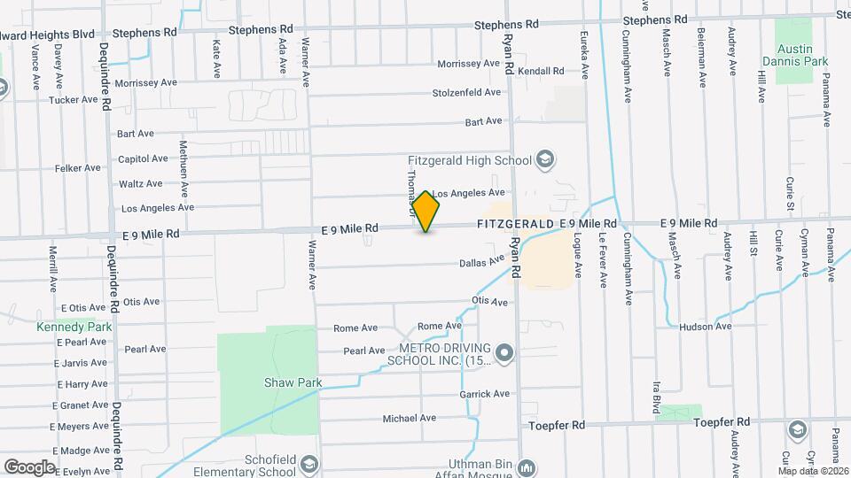3644 E 9 Mile Rd, Unit 9 mile Map and Location Details