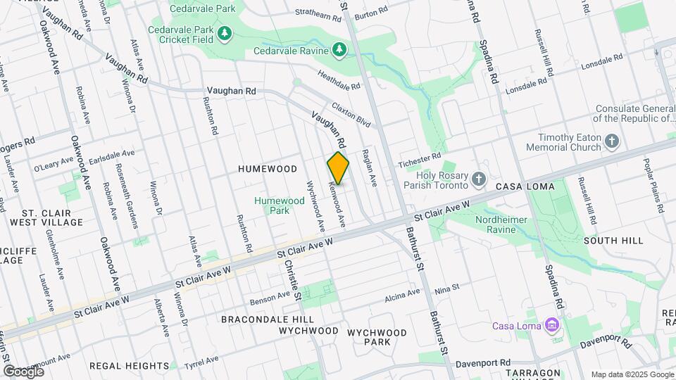 57 Kenwood Ave Map and Location Details