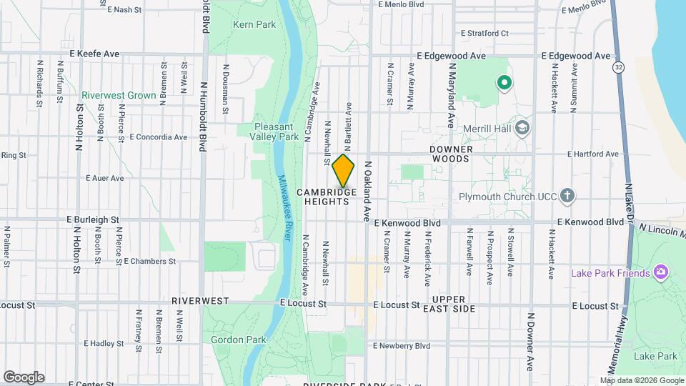 3205 N Bartlett Ave Map and Location Details