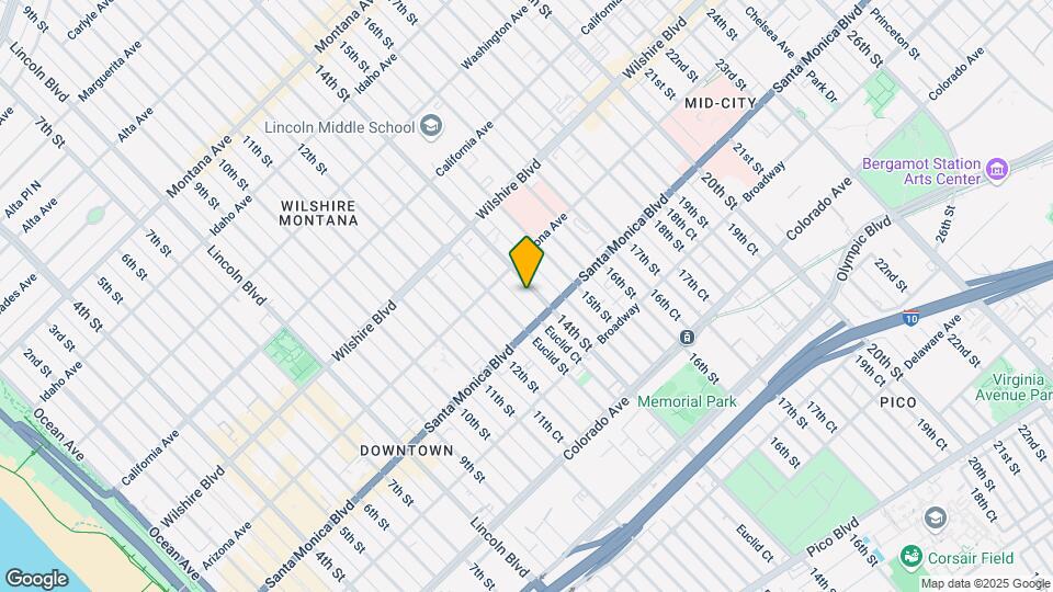1332 14th St, Unit B Map and Location Details
