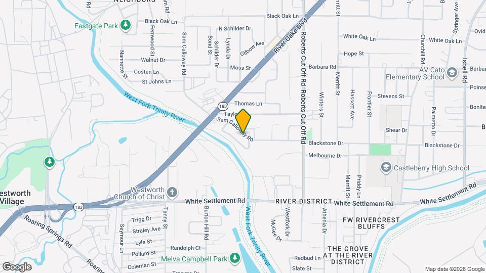 5533 Sam Calloway Rd Map and Location Details