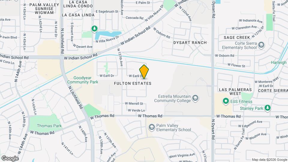13510 W Avalon Dr Map and Location Details