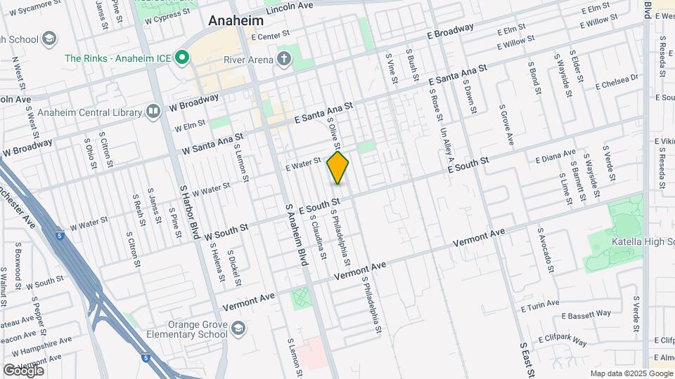 714 S Philadelphia St Map and Location Details