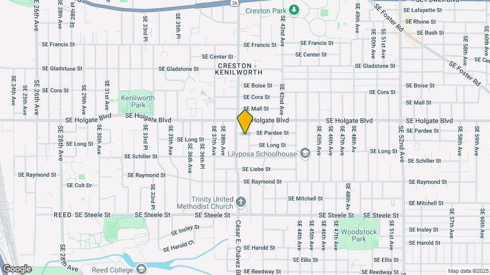 4647 SE 40th Ave Mapa y Detalles de la Ubicación