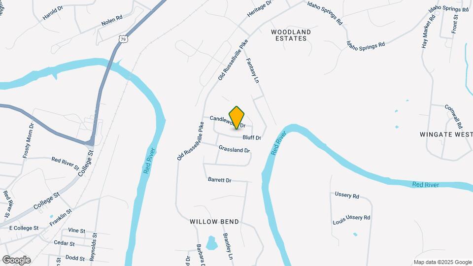 421 Bluff Dr Map and Location Details