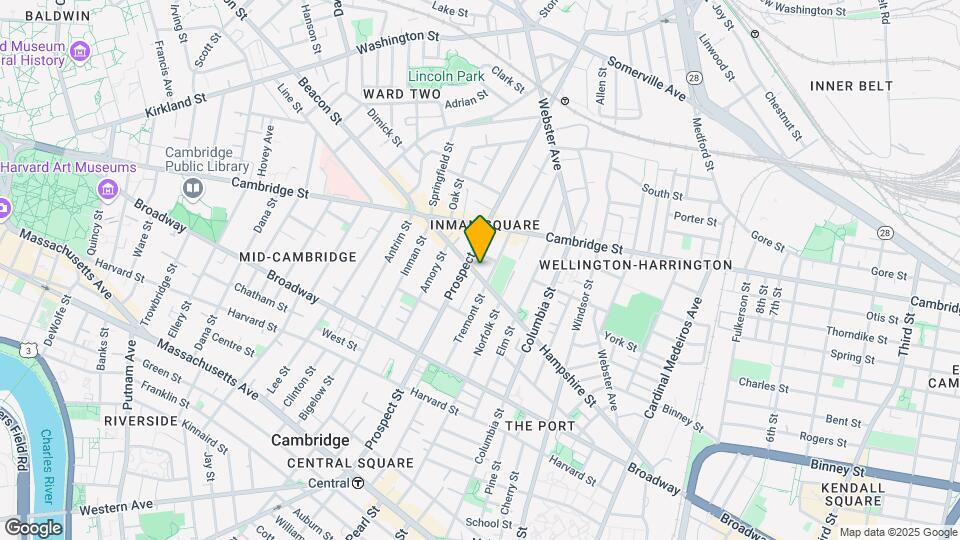 167 Hampshire St, Unit 2 Map and Location Details