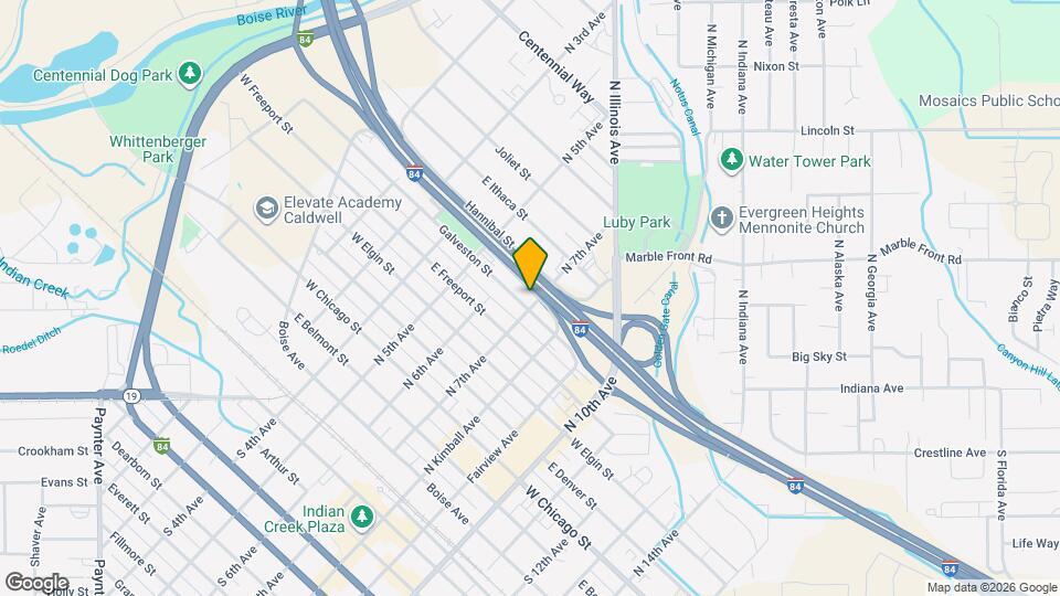 623 Galveston St Map and Location Details