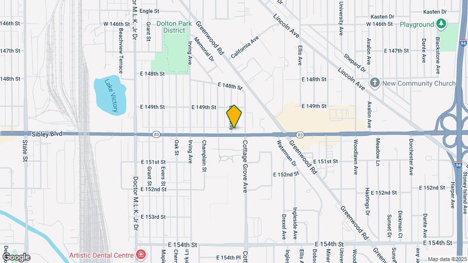 14941 Evans Ave Mapa y Detalles de la Ubicación