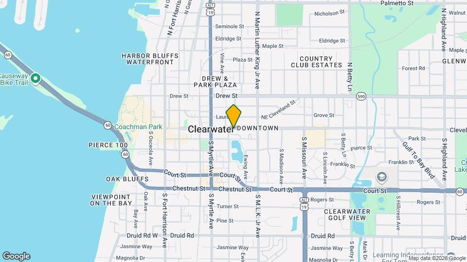 949 Cleveland St, Unit D304 Map and Location Details