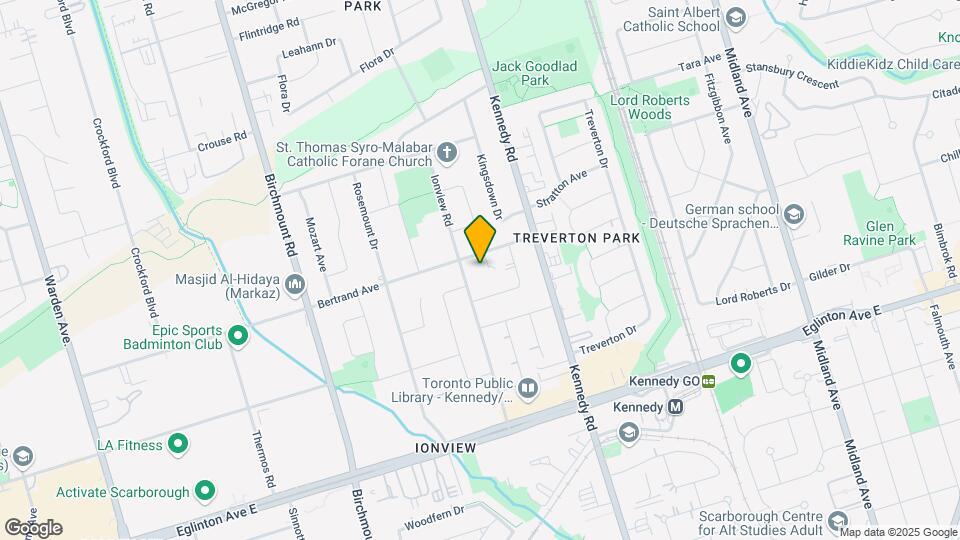 6 Iondale Pl Map and Location Details