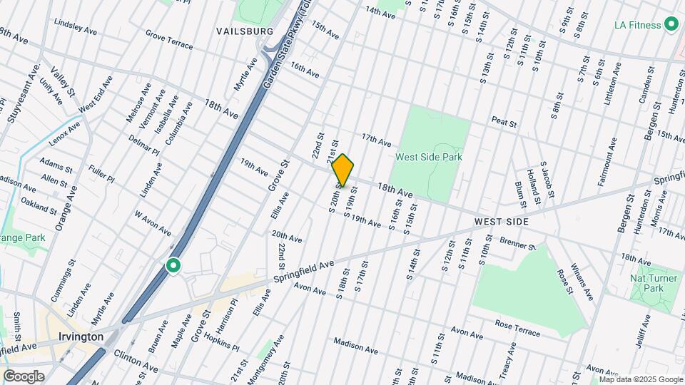 686 S 20th St Map and Location Details