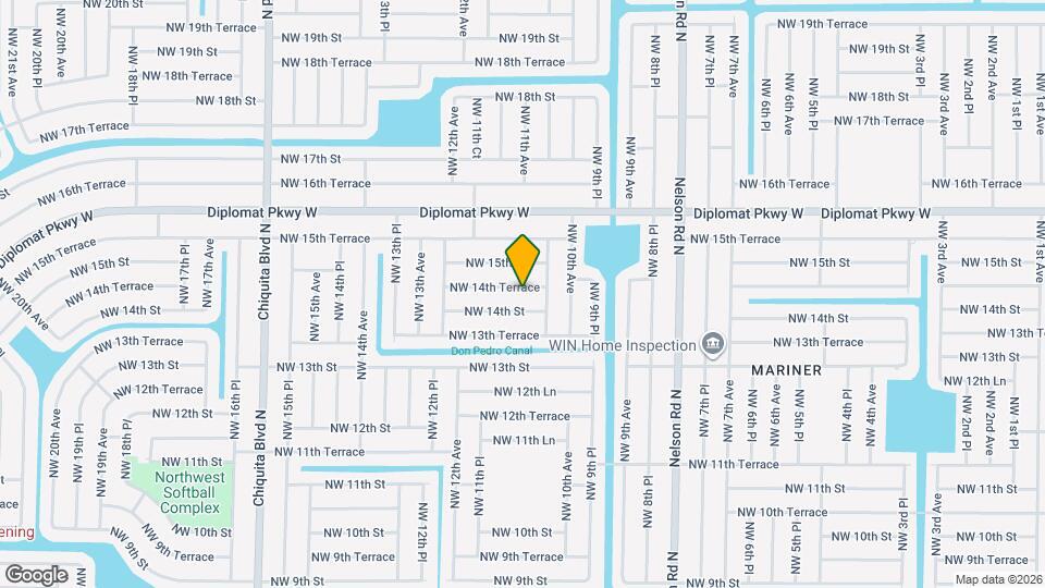1100 NW 14th Terrace Mapa y Detalles de la Ubicación