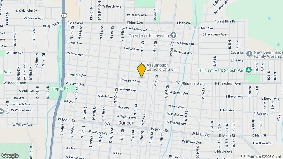 711 W Chestnut Ave Map and Location Details
