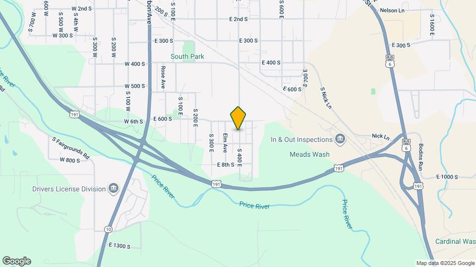 650 E 400 S Map and Location Details