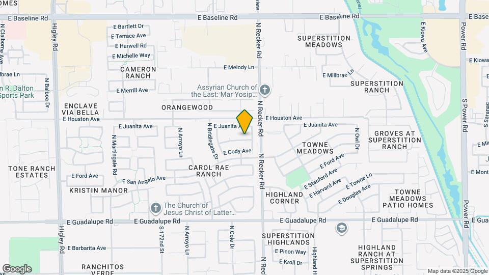 3938 E San Pedro Ave Map and Location Details