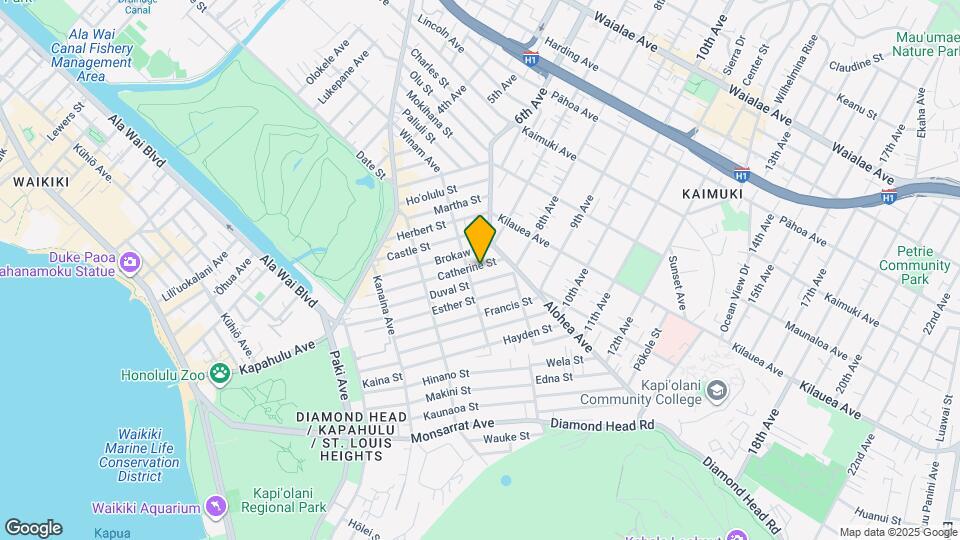 3317 Catherine St Map and Location Details