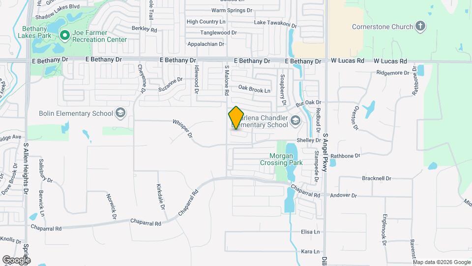 1608 Woodhaven Ct Map and Location Details