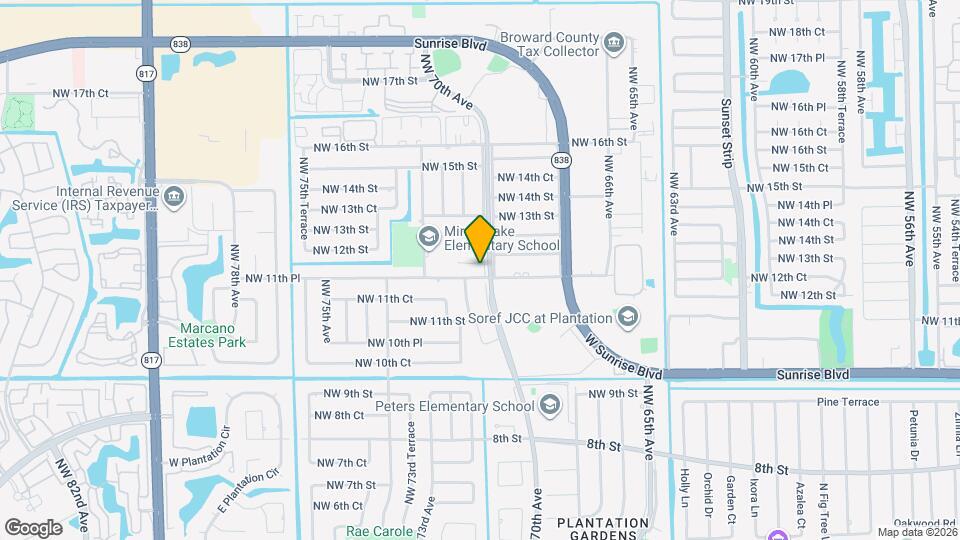 7001 NW 11th Pl Mapa y Detalles de la Ubicación