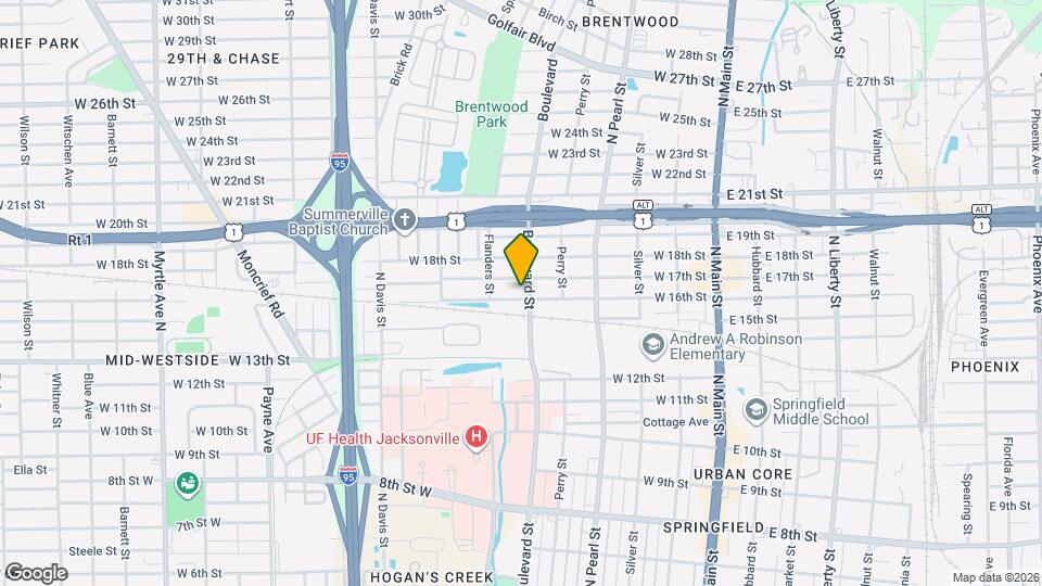 503 W 16th St Map and Location Details