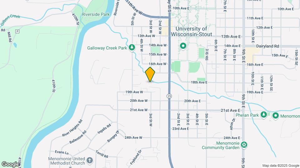 4 Large Bed and 2 Bath- Next to UW Stout Map and Location Details