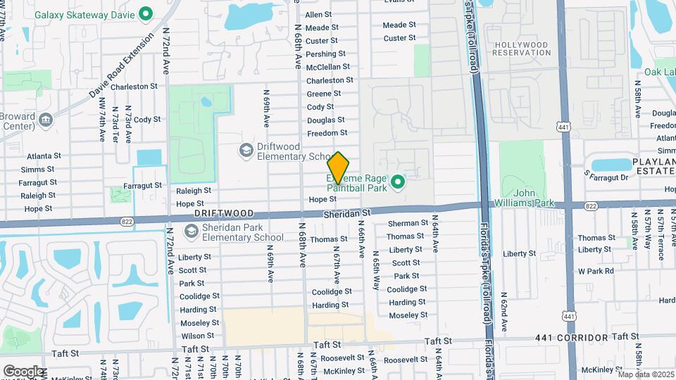 6644 Raleigh St Map and Location Details