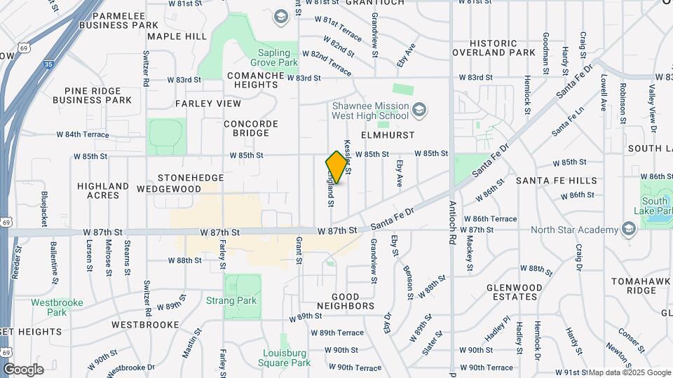 8545 England St Mapa y Detalles de la Ubicación