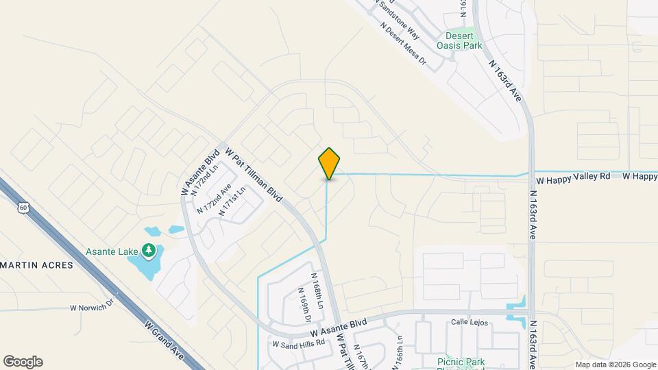 24955 N 170th Dr Map and Location Details