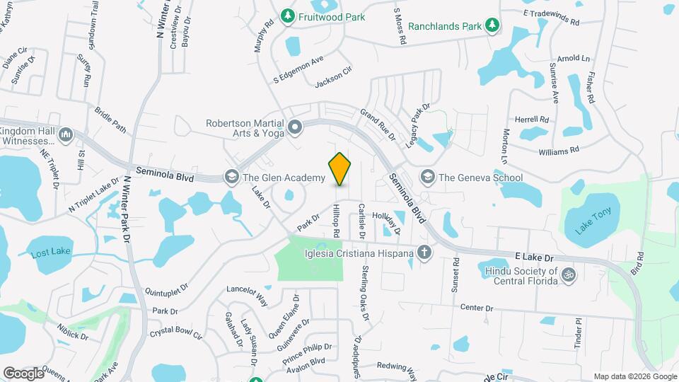 1510 Hilltop Rd Map and Location Details