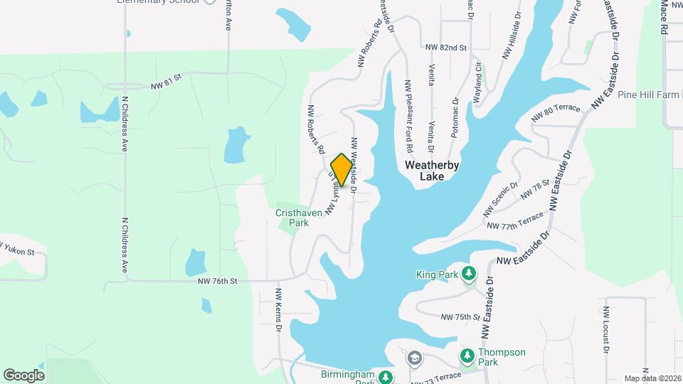 7803 NW Lynns Ln Map and Location Details