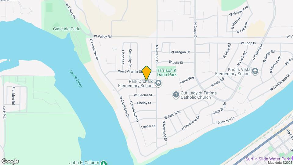 1317 W Bonneville St Map and Location Details