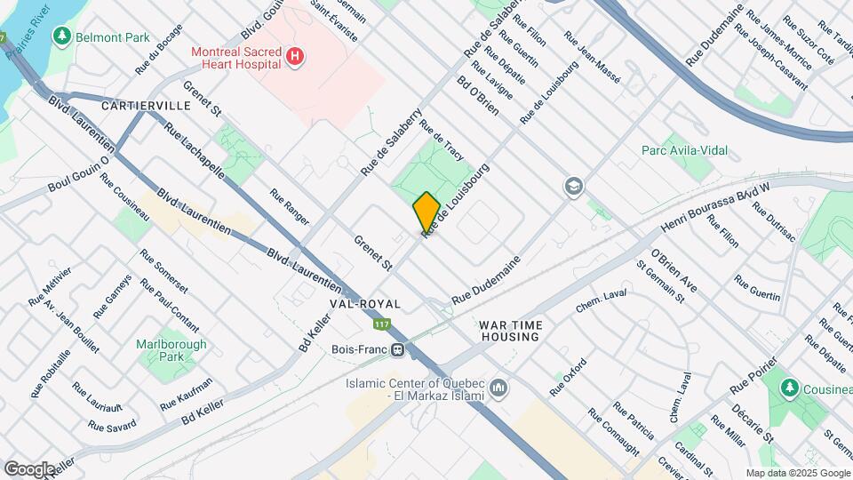 11837 Michel-Sarrazin Rue Map and Location Details