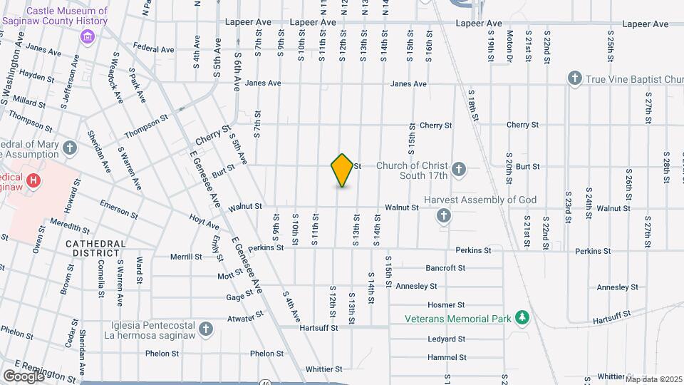 538 S 12th St Map and Location Details