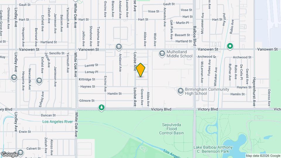 17243 Kittridge St Map and Location Details