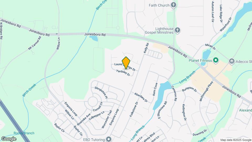 222 Yardsley Dr Map and Location Details