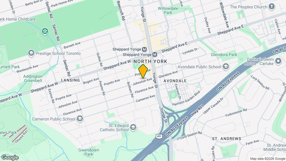 32 Johnston Ave Map and Location Details