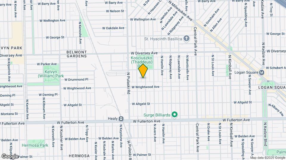 2620 N Springfield Ave Map and Location Details