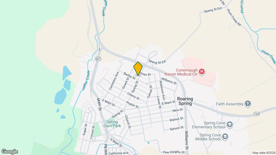 244 Spang St Map and Location Details