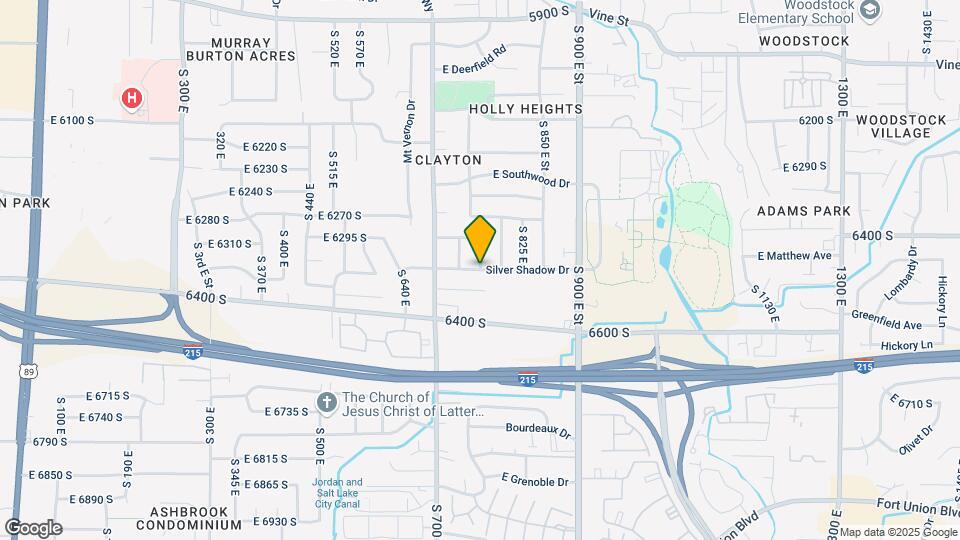 8476 S Westridge St Map and Location Details
