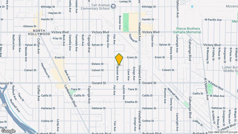 6116 Bonner Ave Map and Location Details