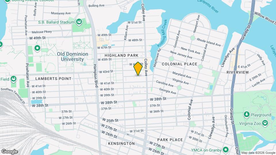 827 W 42nd St Map and Location Details