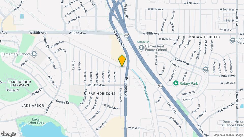 8596 Sheridan Ct Map and Location Details