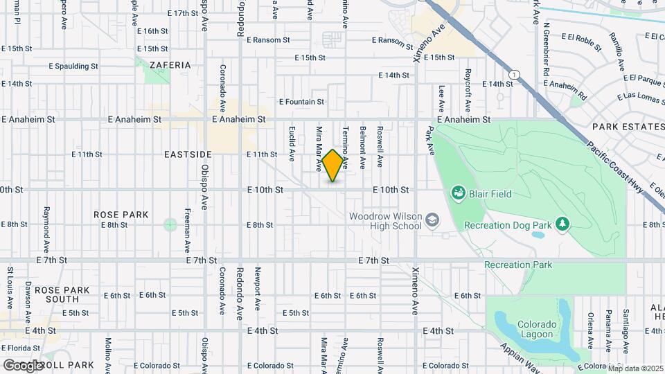 3807 E 10th St Map and Location Details
