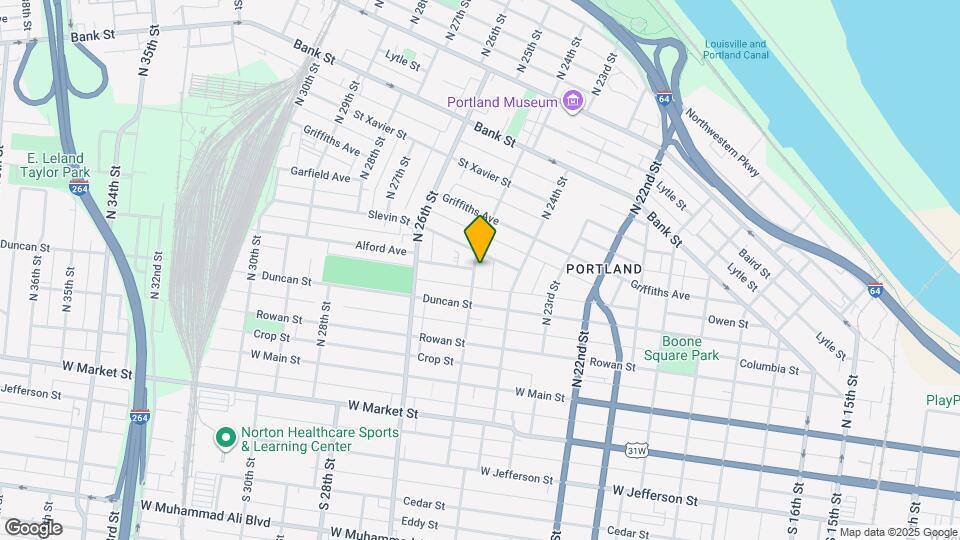 331 N 25th St Map and Location Details