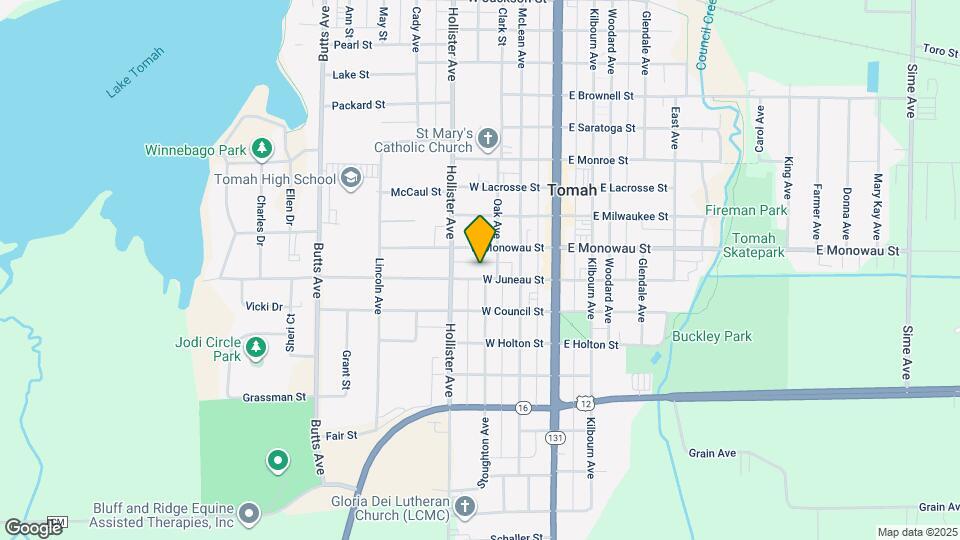 315 W Juneau St Map and Location Details