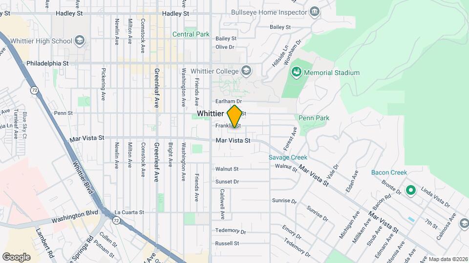 13604 Franklin St Mapa y Detalles de la Ubicación
