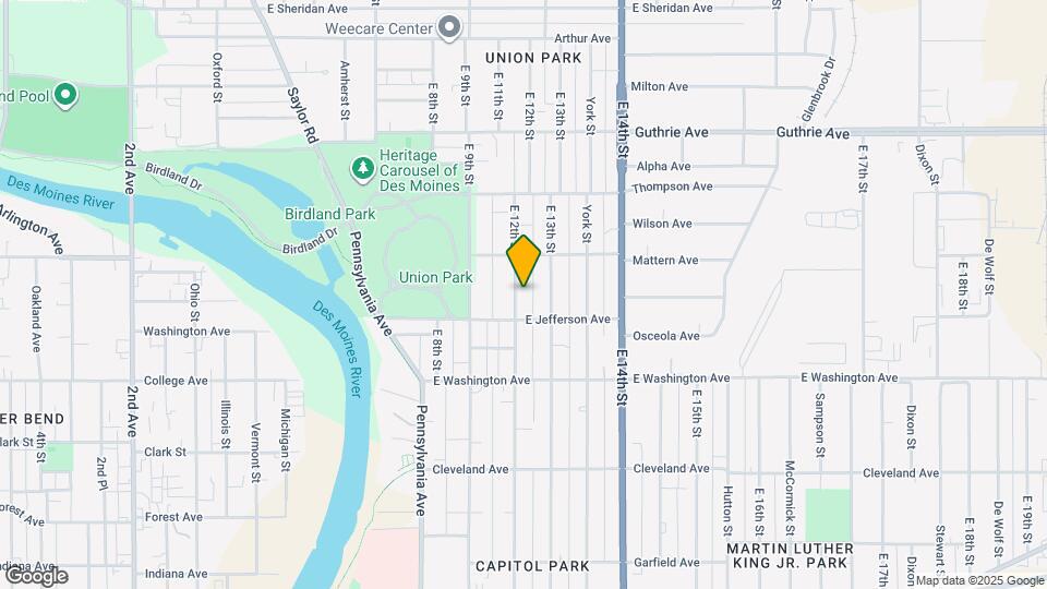 1801 E 12th St Mapa y Detalles de la Ubicación