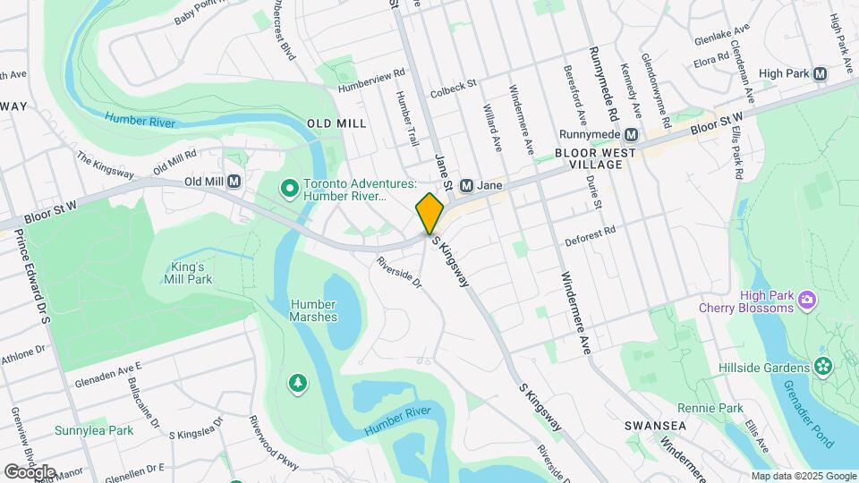 308 S Kingsway Map and Location Details